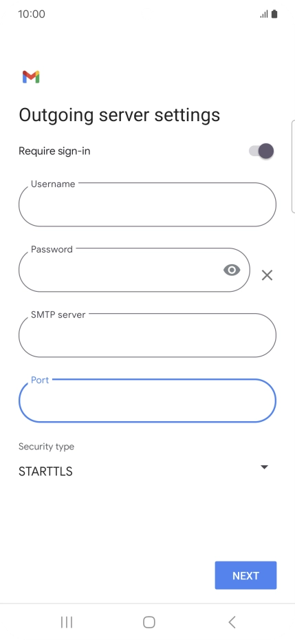 Press the drop down list below 