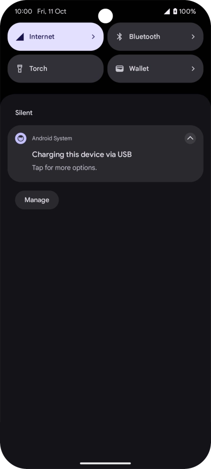 Press Tap for more options..