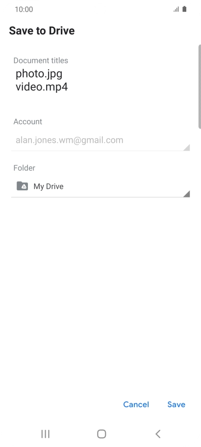 Press the field below 