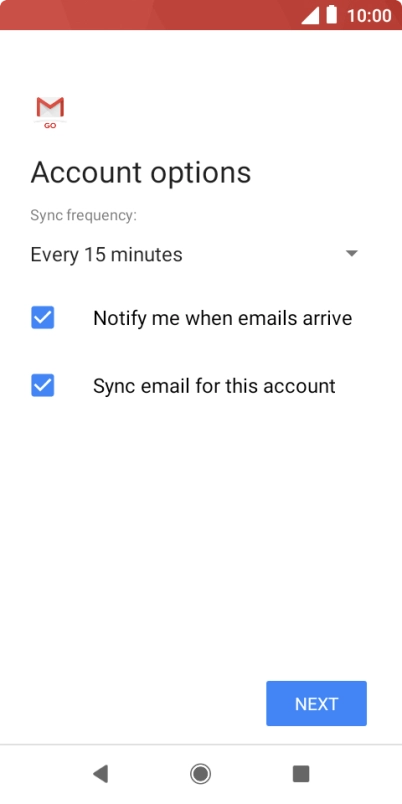 Press the drop down list below 
