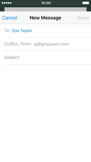 Press Subject and key in the required subject.
