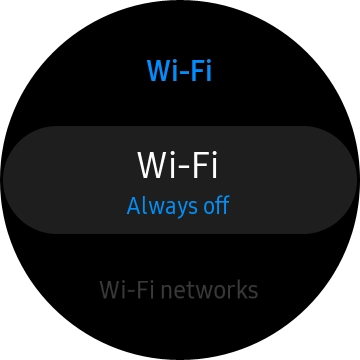 Press Wi-Fi.