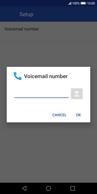 Key in +61414121121 and press OK.