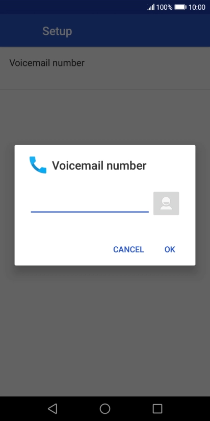 Key in +61414121121 and press OK.