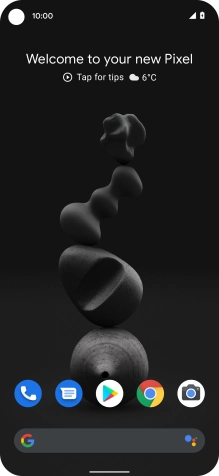 When the battery charging icon is displayed, the battery is charging.