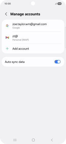 Press the Home key to return to the home screen.