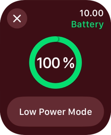 Press Low Power Mode.