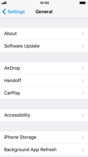 Press Software Update. If a new software version is available, it's displayed. Follow the instructions on the screen to update the phone software.