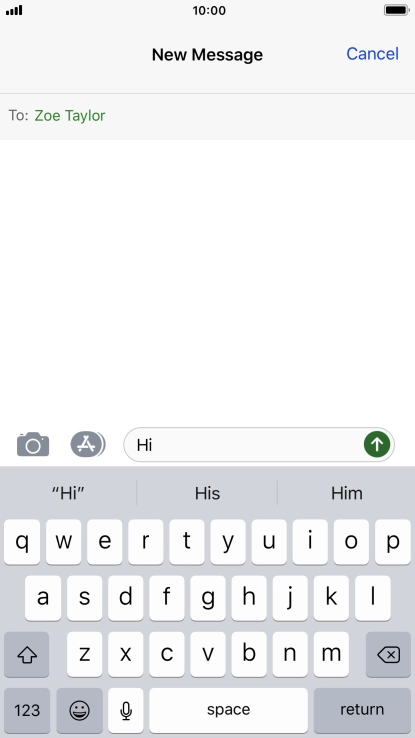 Press the apps icon.