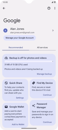 Press Find My Device.