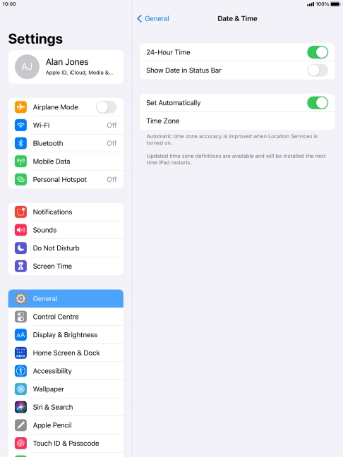 Press the Home key to return to the home screen.