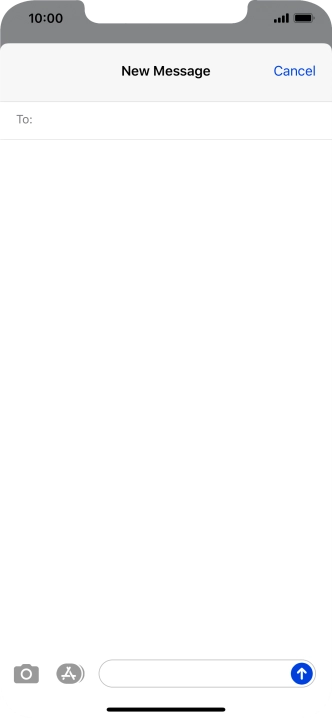 Press To: and key in the first letters of the recipient's name.