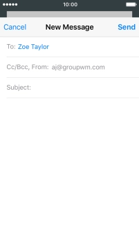 Press Subject and key in the required subject.