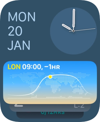 Press and hold anywhere on the screen.