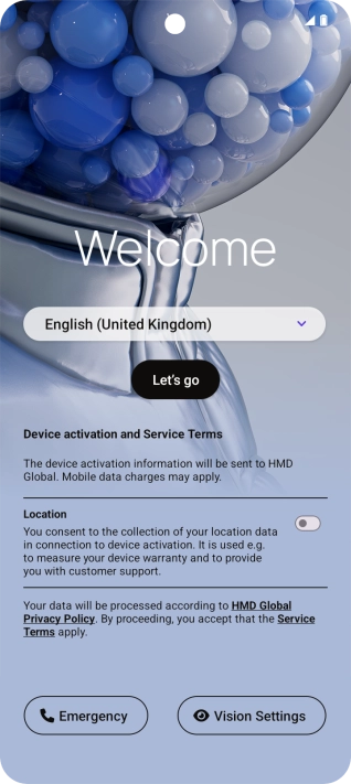 Press the drop down list.