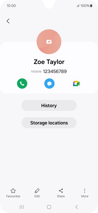 Press the Home key to return to the home screen.