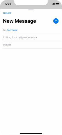 Press the field next to 