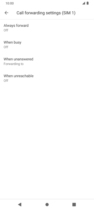 Press the Home key to return to the home screen.