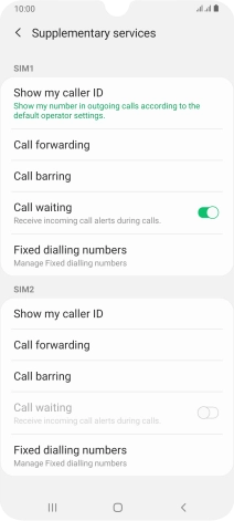 Press Show my caller ID.