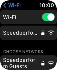 Press the Digital Crown to return to the home screen.