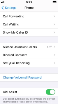 Press Silence Unknown Callers.