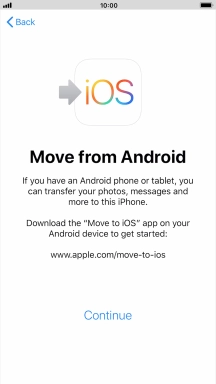 To transfer content to your phone, you need to install the app 
