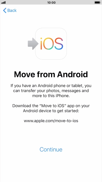 To transfer content to your phone, you need to install the app 
