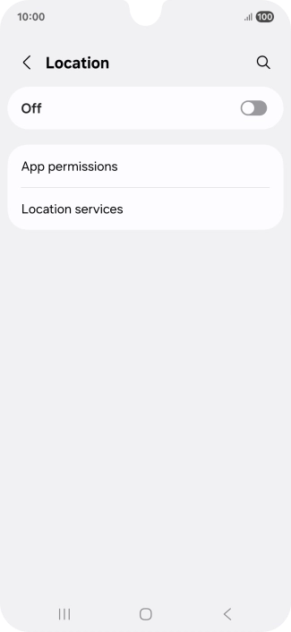Press the indicator to turn the function on or off.