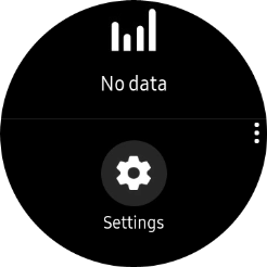 The number of steps for the day is displayed on the screen.