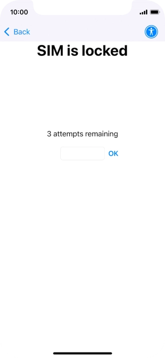 If your SIM is locked, key in your PIN and press OK.