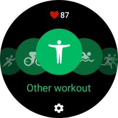 Press the settings icon.