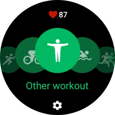 Press the settings icon.