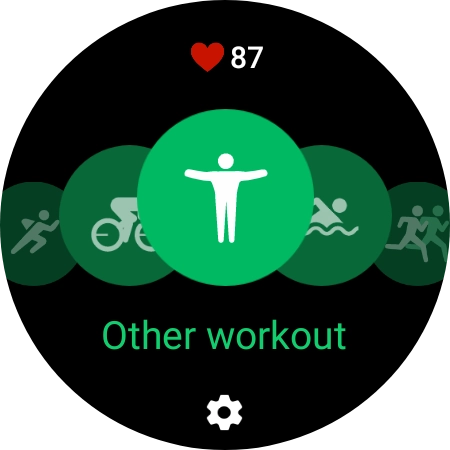 Press the settings icon.