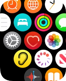 Press the heart rate sensor icon.