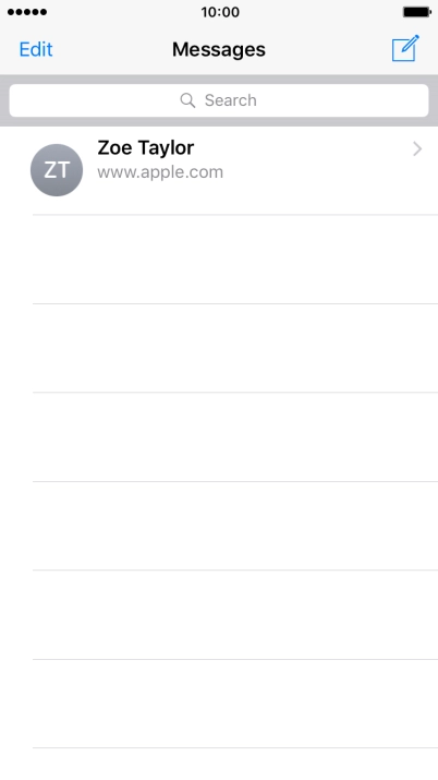 Press the new message icon.