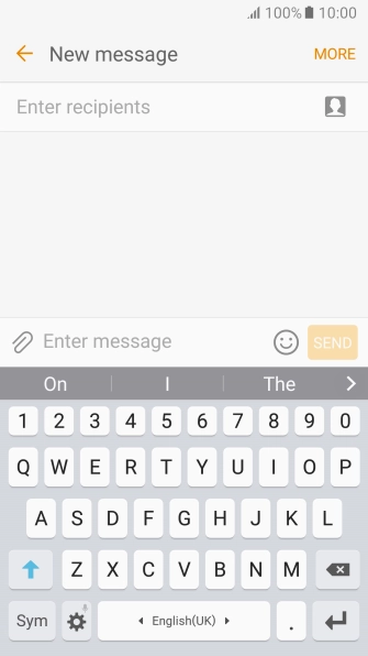 Open a new note, message or email message to bring up the keypad and your phone is ready for text input.
