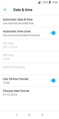 Press the Home key to return to the home screen.