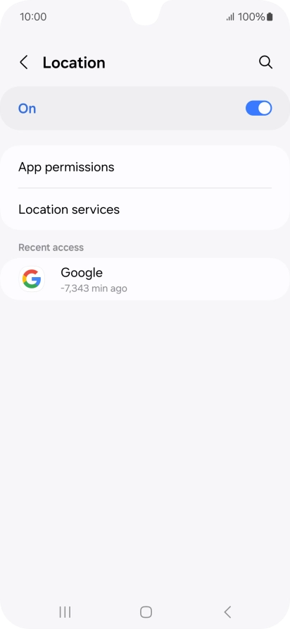 Press App permissions.