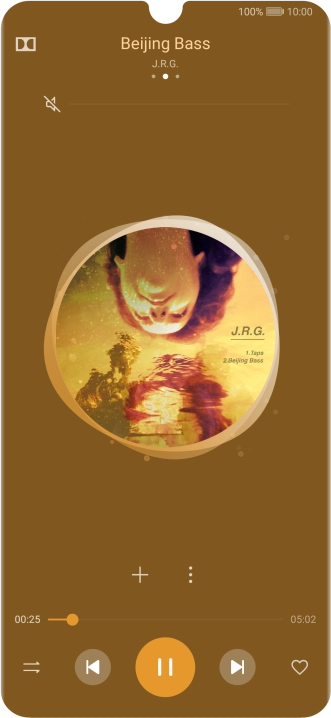 Press arrow right to go to the next audio file.