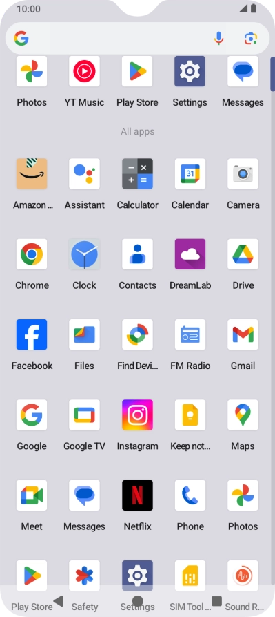 Press Photos and go to the required folder.