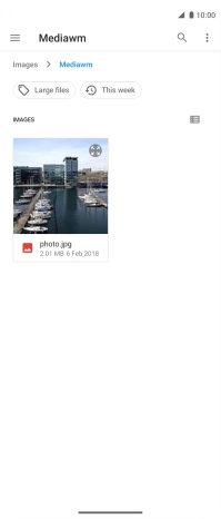 Press the required file.