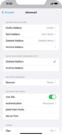 Press Authentication.