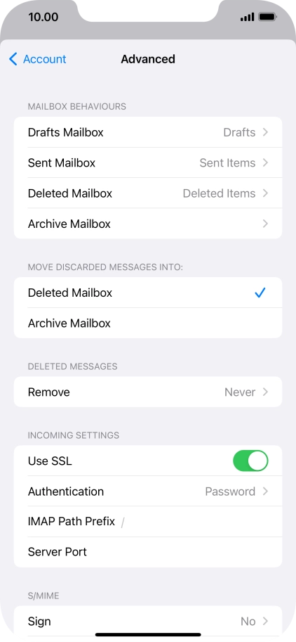 Press Authentication.