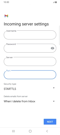 Press the drop down list below 