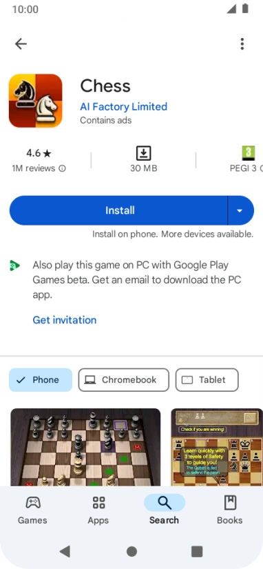 Press the Home key to return to the home screen.
