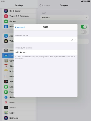 Press the field below 