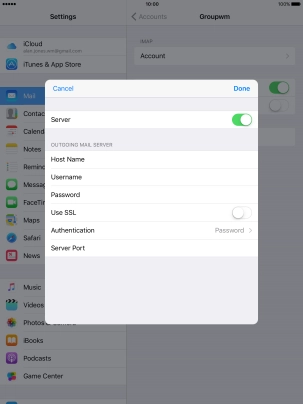 Press Authentication.