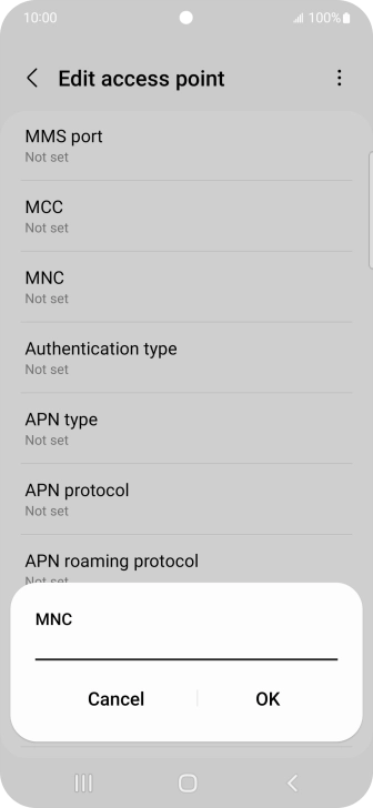 Key in 03 and press OK.