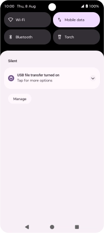 Press the drop down list.
