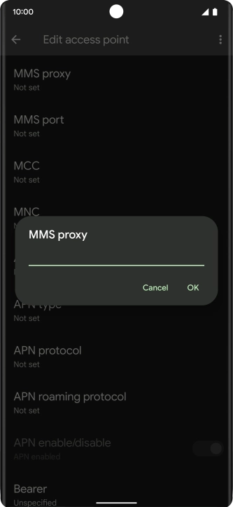 Key in 10.202.002.060 and press OK.